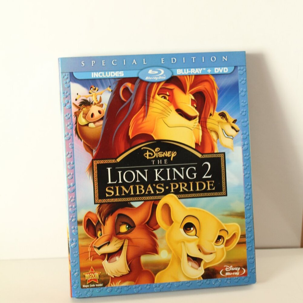 Disney Lion King 2 Simba's Pride Blu-Ray + DVD